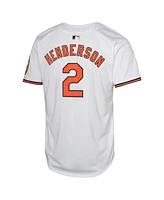 Nike Big Boys and Girls Gunnar Henderson White Baltimore Orioles Home Limited Jersey