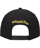 Mitchell & Ness Men's Black Nashville Predators Core Team Script 2.0 Snapback Hat