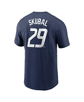 Nike Men's Tarik Skubal Navy Detroit Tigers 2024 City Connect Fuse Name Number T-Shirt