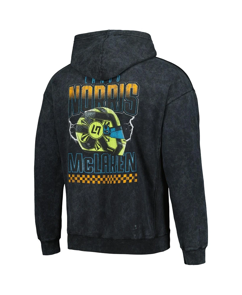 Outerstuff Men's Lando Norris Black McLaren F1 Team Helmet Pullover Hoodie