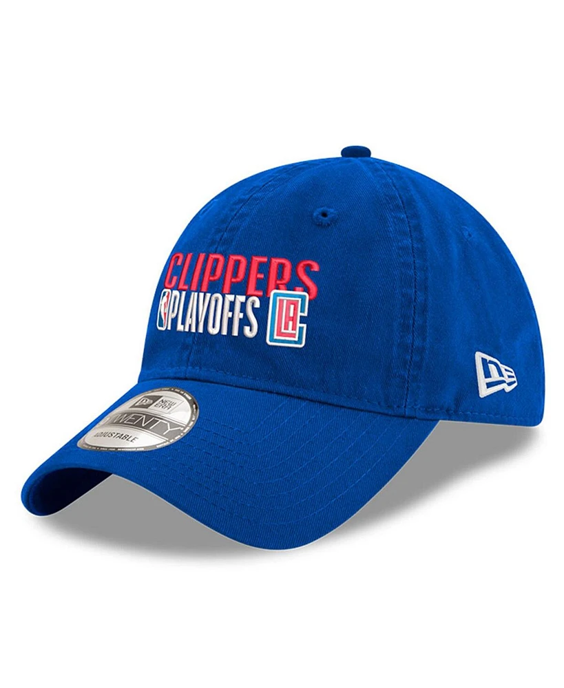 New Era Men's Royal La Clippers 2024 Nba Playoffs 9TWENTY Adjustable Hat