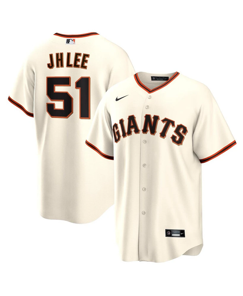 Nike Men's Jung Hoo Lee Cream San Francisco Giants Home Replica Player Jersey