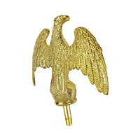7" HandcraFted Gold Eagle Finial Top Paint For 16FT 20' 25' Telescopic Flag Pole Outdoor