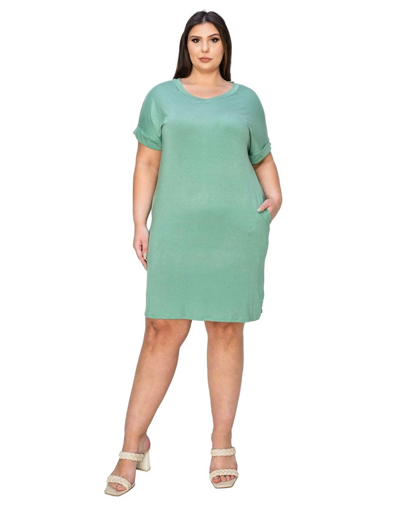 L I V D Plus Mia Everyday T-Shirt Dress
