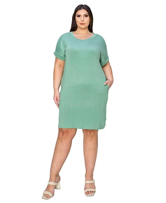 L I V D Plus Mia Everyday T-Shirt Dress