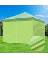 Instahibit 1080D 120g Privacy Sidewall Zipper UV30+ Fits 10x10fr Canopy 2 Pieces