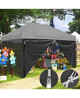 Instahibit 1 Pack Side Wall for 10x15 Ft Ez Pop Up Canopy Tent UV50+ Zipper Lawn