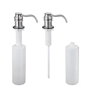 Yescom Built In Soap Dispensers Liquid Lotion Pump for Kitchen Bathroom Sink Refillable 400ml Bn