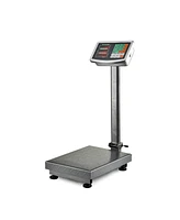 Sugift Foldable 660 lbs Weight Computing Postal Scale, Floor Platform Digital Scale