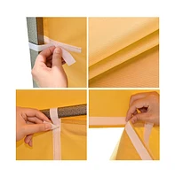 InstaHibit 1080D 120g Privacy Sidewall UV30+ Fits 10x10ft Canopy Gazebo 2 Pieces