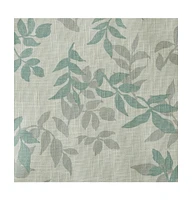 SunSmart Julie Botanical Blackout Curtain Panel for Bedroom, Grommet Top Single Living Room, Width 50 length 95 inches, Yellow Window Pane