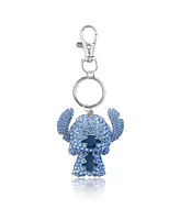 Disney Stitch Pave 3D Bling Keychain - Bag Charm, Backpack Accessories, Travel Collectible Gift Keychains