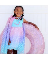 Sweet Wink Girls Sparkling Mermaid Cape