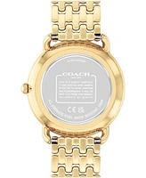 Coach Women's Gold Elliot Stainless Steel Watch 36mm