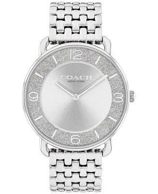 Coach Women's Silver Elliot Stainless Steel Watch 36mm