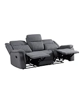 Homelegance White Label Magnus 86" Double Reclining Sofa