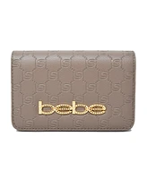 Bebe Celia Monogram Flap Crossbody Bag