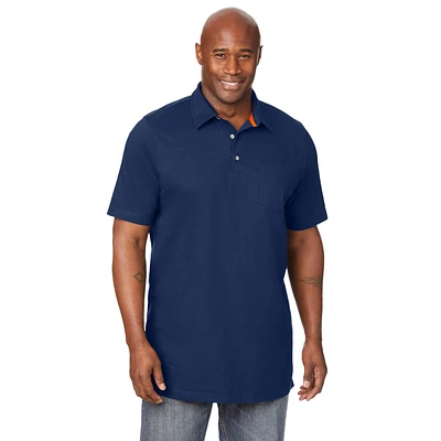 Boulder Creek Big & Tall by KingSize Longer-Length Heavyweight Polo