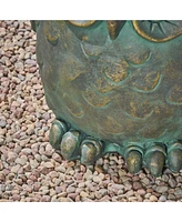 Versatile Owl Garden Stool Easy Assembly, Suits Any Decor