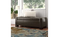 Streamdale Furniture Guernsey Tufted Ottoman Bench Style, Storage & Elegance