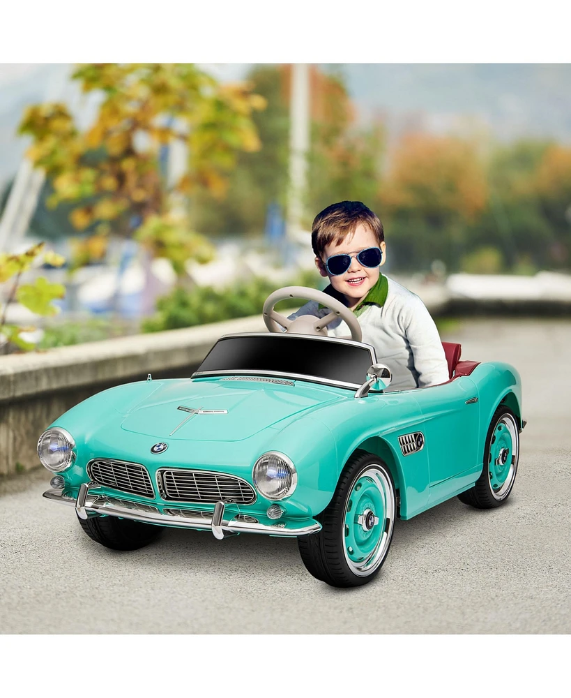 Streamdale Furniture Bmw 507 Licensed Kids Ride-On Car Retro Cruise with Bluetooth