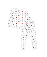 Bellabu Bear Kids Unisex Baseball Set of 2 Piece Pajamas