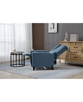 Streamdale Furniture Arm Pushing Recliner Chair, Modern Button Tufted Wingback Push Back Recliner Chair, Living Room