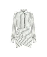 Nocturne Women's Striped Shirt Dress