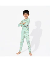 Bellabu Bear Kids Unisex Fishing Set of 2 Piece Pajamas