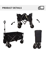 Streamdale Furniture Compact Folding Wagon Spacious for Hauling, Sturdy for Any Terrain