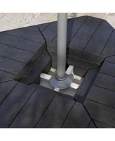 Streamdale Furniture 4-Pack Umbrella Stand Weights for 8'-10' Cantilever Umbrellas
