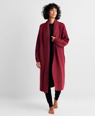 State of Day Women's Knit Long-Sleeve Duster Robe, Created for Macy's