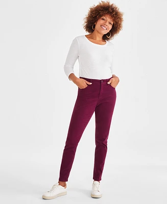 Women's Mid Rise Curvy-Fit Skinny Jeans