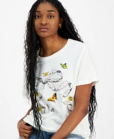 Grayson Threads, The Label Juniors' Bow Graphic-Print T-Shirt