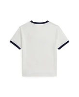 Polo Ralph Lauren Big Boys Corduroy-Logo Cotton Jersey Tee