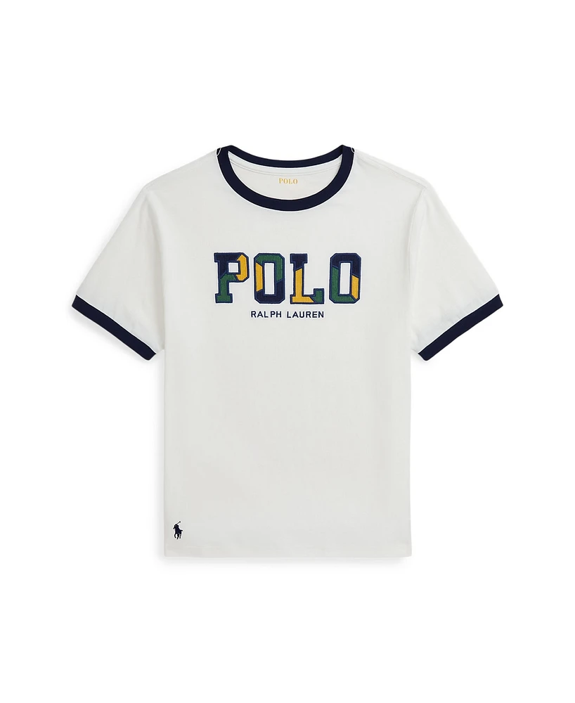 Polo Ralph Lauren Big Boys Corduroy-Logo Cotton Jersey Tee