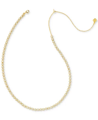 Kendra Scott Cubic Zirconia Daisy Chain Collar Necklace, 14" + 5" extender