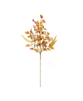 Slickblue Set of 2 Mixed Fall Foliage Pod Sprays for Seasonal Decor