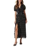 Astr the Label Women's Bennet Ruffle Puff-Sleeve Dress