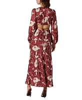 Astr the Label Women's Quinn Floral Long-Sleeve Maxi Dress