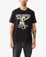 True Religion Men's Short Sleeve Relaxed Tiger Tee