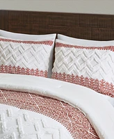 Ink+Ivy Mila Chenille 3-Pc. Comforter Set, Full/Queen