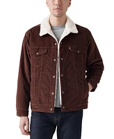 Levi's Men's Relaxed Fit Fleece Lined Snap-Front Trucker Jacket