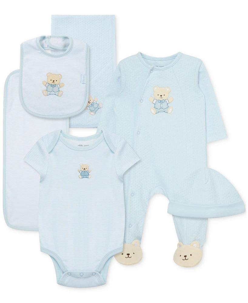 Little Me Baby Boys Cute Bear Cotton Gift Box Set