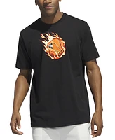 adidas Men's On Fire Baller Graphic T-Shirt