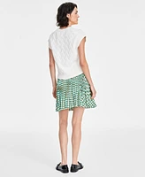 On 34th Women's Pleated Pull-On Mini Skirt, Created for Macy's