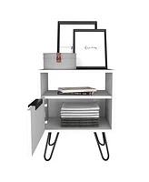 Fm Furniture Vienna Nightstand, Shelves