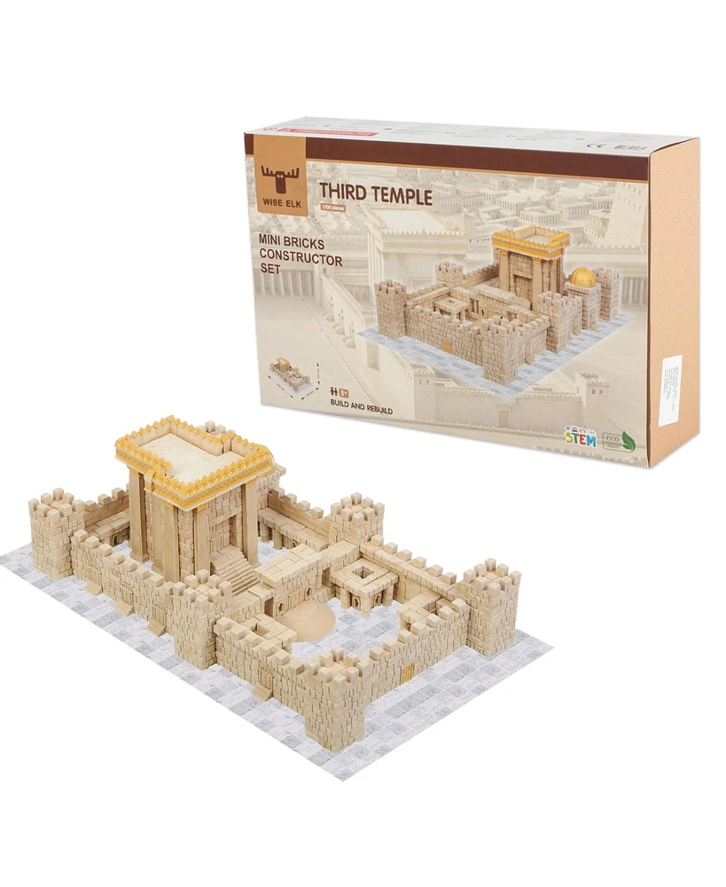 Wise Elk Mini Bricks Construction Set - Third Temple - Assorted Pre