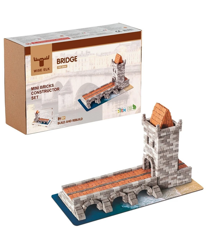 Wise Elk Mini Bricks Construction Set - Bridge - Assorted Pre