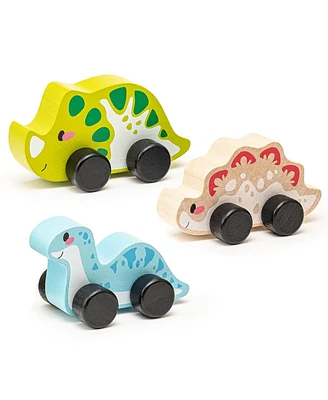 Cubika Wise Elk/Cubika Wooden Toy Set - Joyful Dinos - Assorted Pre